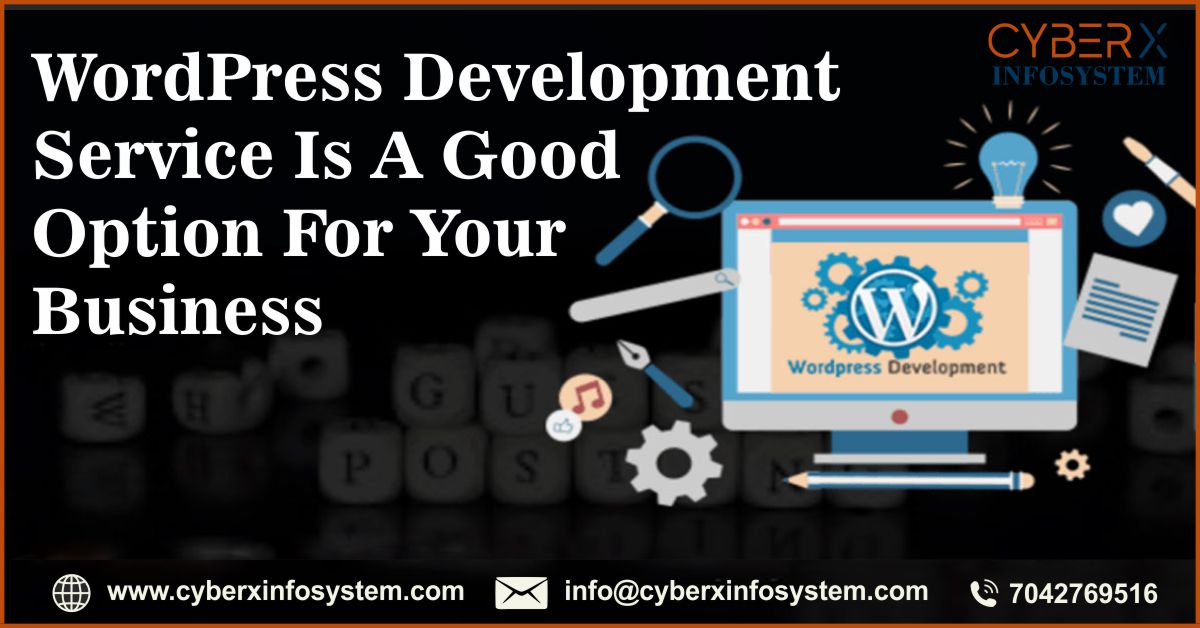 WORDPRESS DEVELOPMENT SERVICE IS A GOOD OPTION FOR YOUR BUSINESS